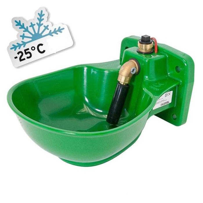 Poidło na zimę dla bydła i koni HP20 podgrzewane z zaworem rurowym