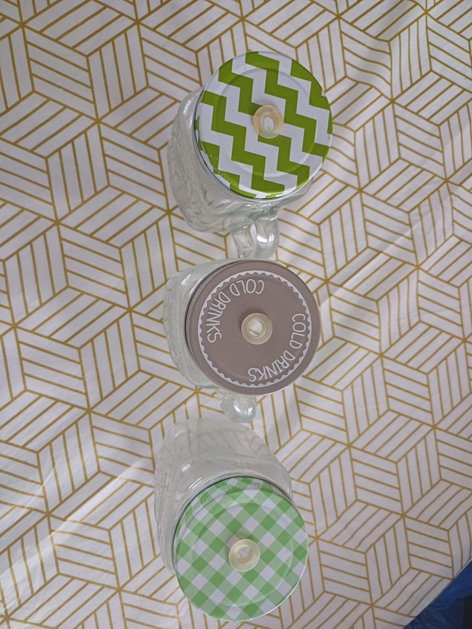 Komplet 3 kubków z zakretką poj.450ml