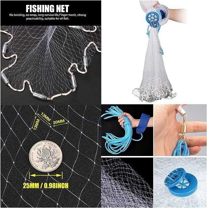 Nowy zestaw wędkarski / wędkarstwo /na ryby/ wędkowanie/siatka / 1320!