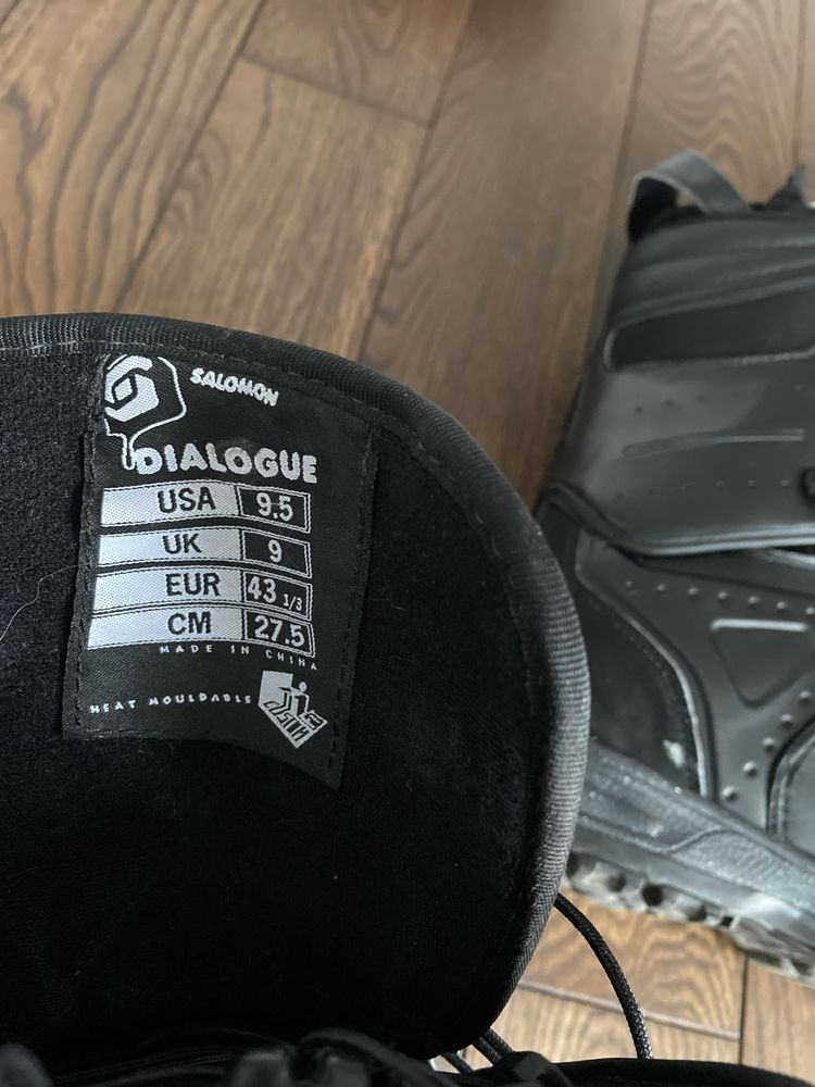 Salomon Dialogue 43 ,1/3 buty snowboardowe najwyzsza półka jak Burton