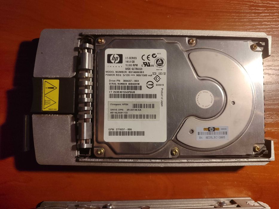 Вінчестер для сервера НР 140 ГБ