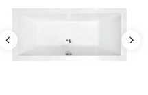 NOWA Wanna do zabudowy Besco Quadro Slim 180x80 prostokątna biała