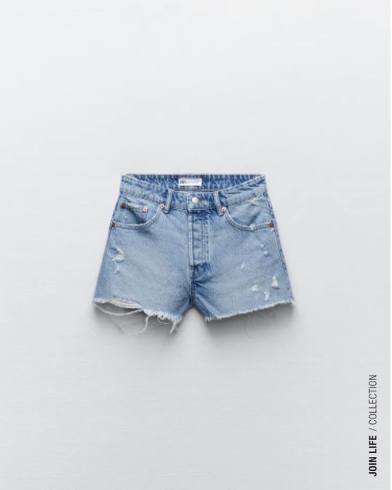 Рваные шорты Зара Zara 36