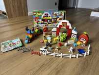 Klocki lego duplo 10952 farma i 10847 pociag + taczki