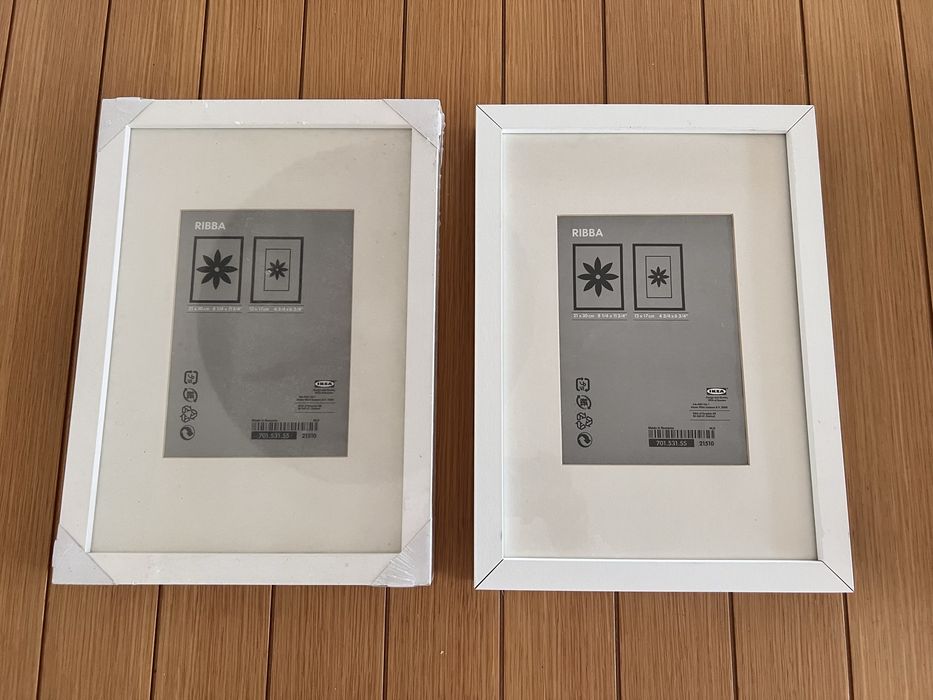 2 Molduras Ribba branca IKEA