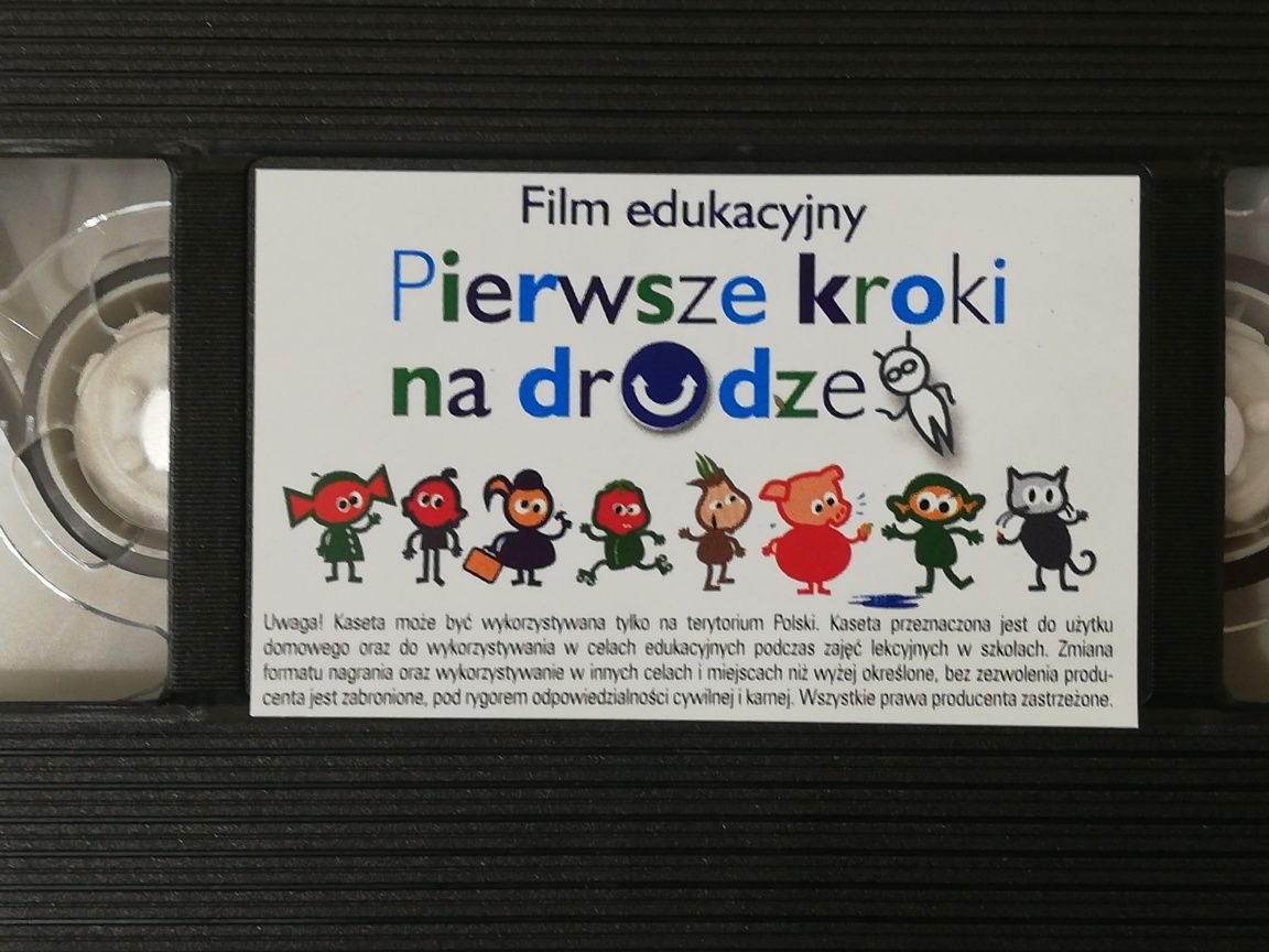 Bezpieczna szkoła z PZU kaseta VHS