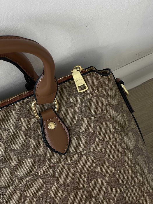 Женская сумка Coach Georgia черный  через плечо Коуч