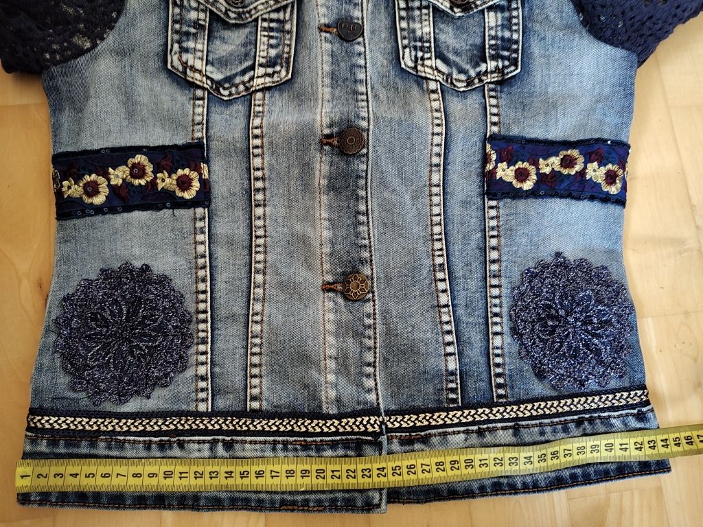 Jeansowa kurtka Desigual - r.36