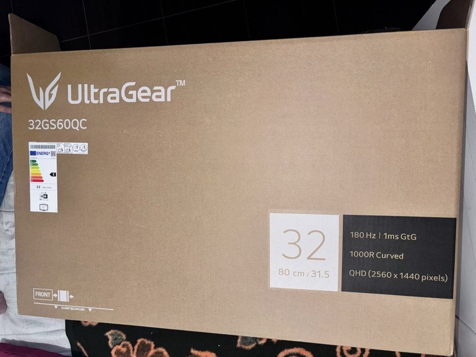 Monitor Lg  180 hz curvo Qhd 2k, ainda com garantia