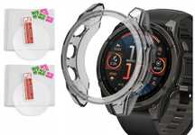 Zestaw Ochronny 2 X Szkło Hartowane 9H + Etui do Garmin Fenix 8 47mm