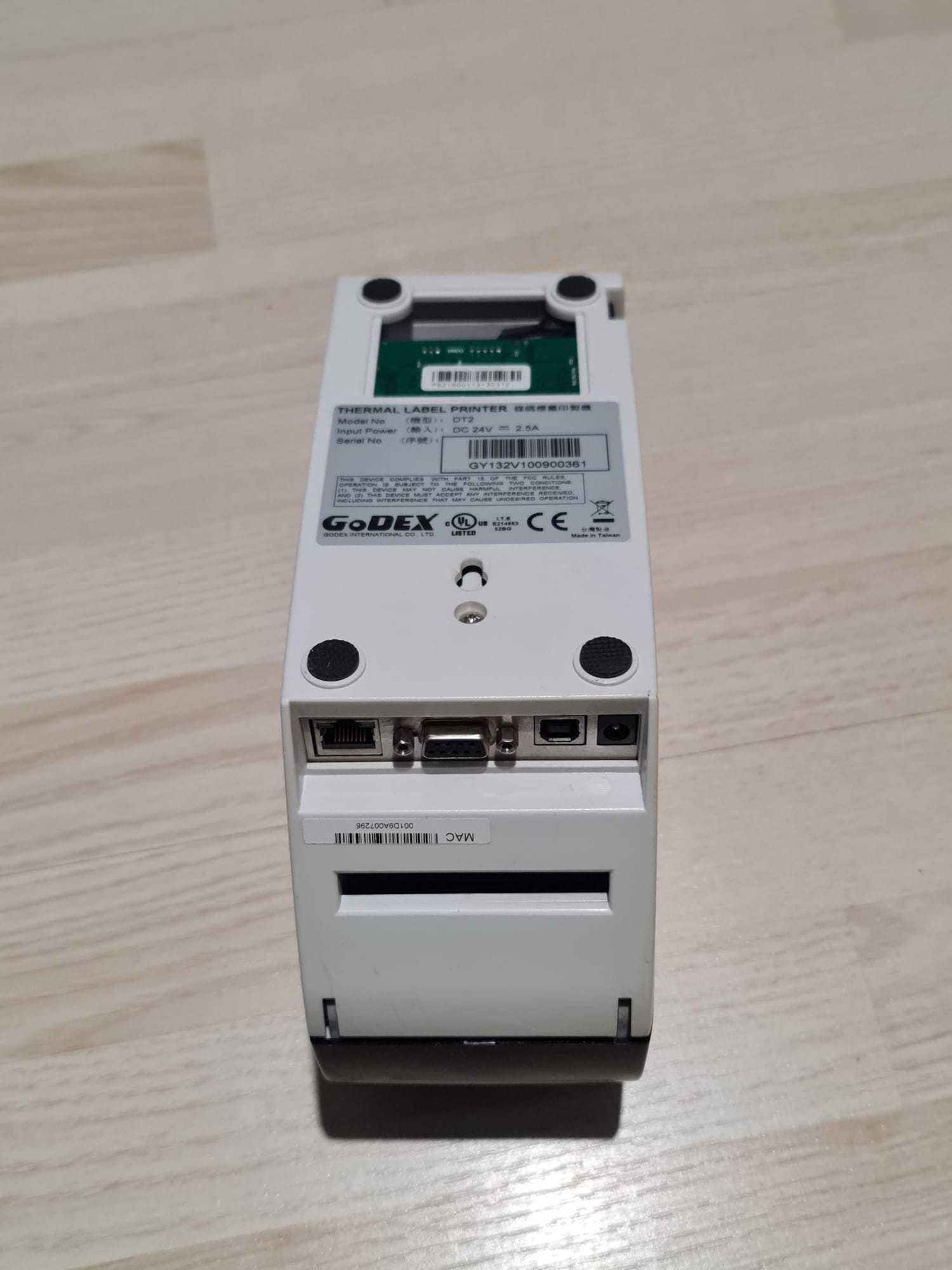 Godex DT2 drukarka termiczna etykiet + gilotyna