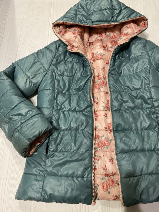 Куртка двохстороння осіння 140-146