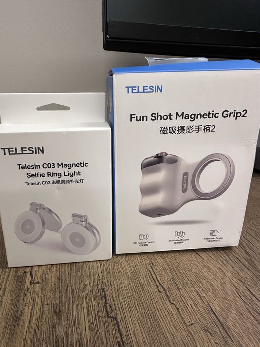 Nowy uchwyt z lampą Telesin