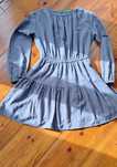 Vestido cinzento Benetton 11 anos