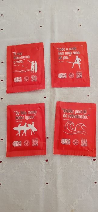 Pacotes de açúcar Surf é terapia