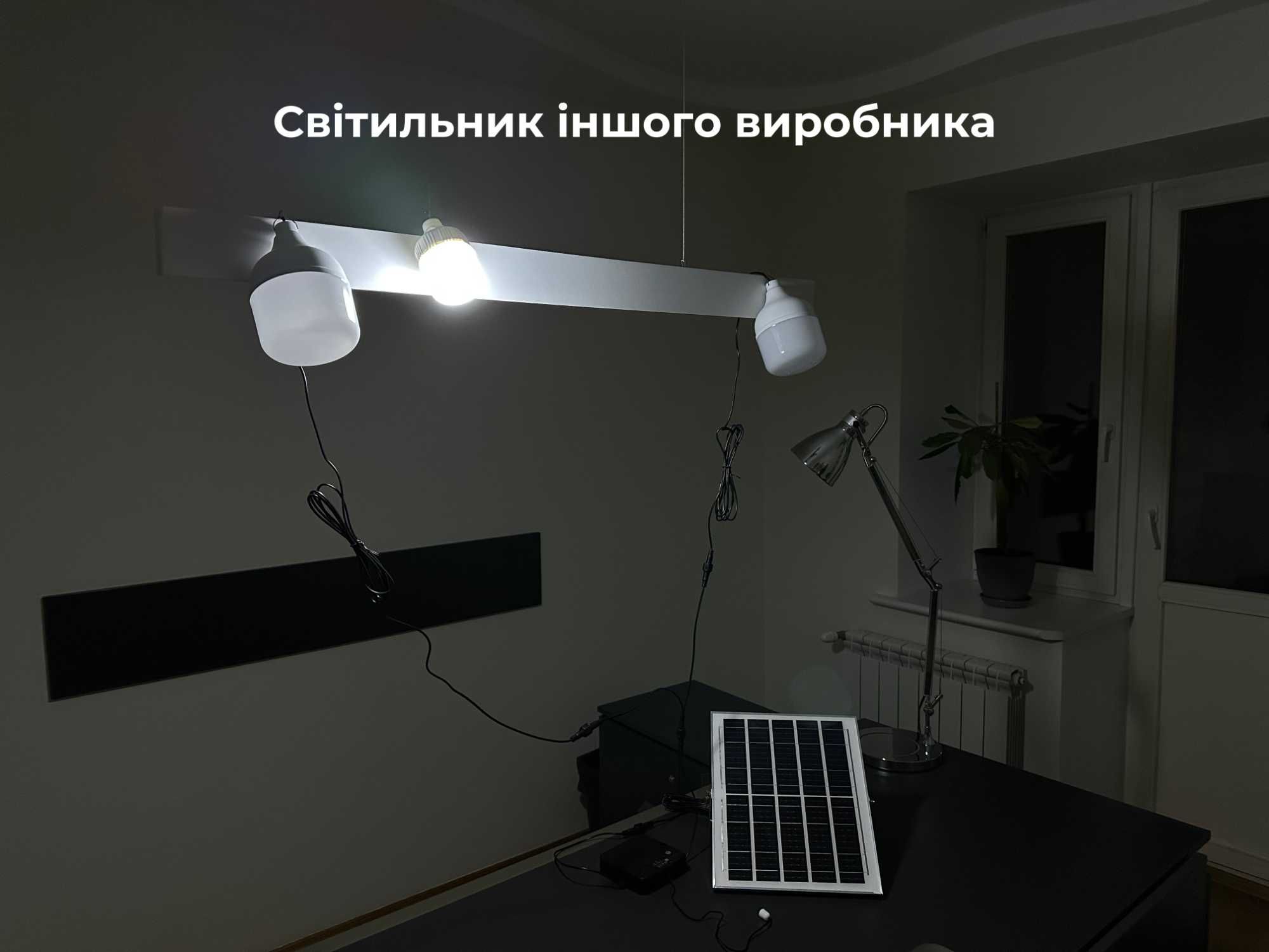 Лампа-світильник Anern з сонячною панеллю