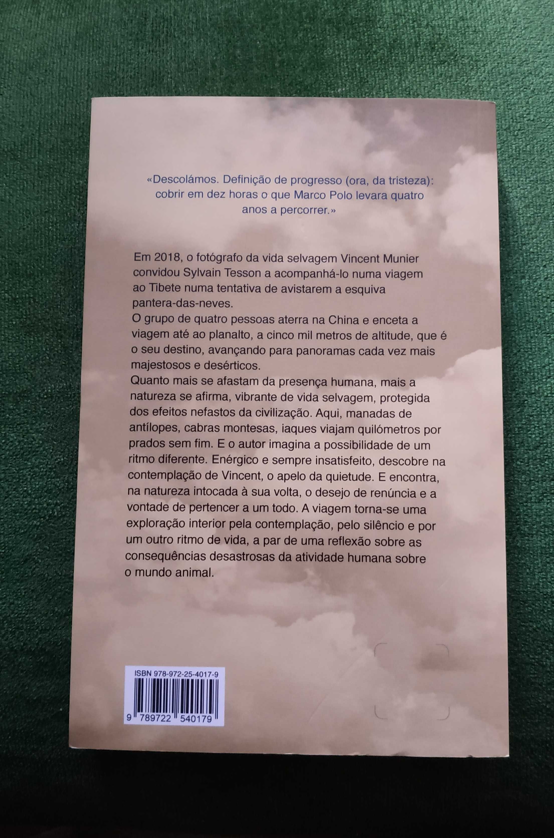 Livro A Pantera das Neves (Sylvain Tesson)