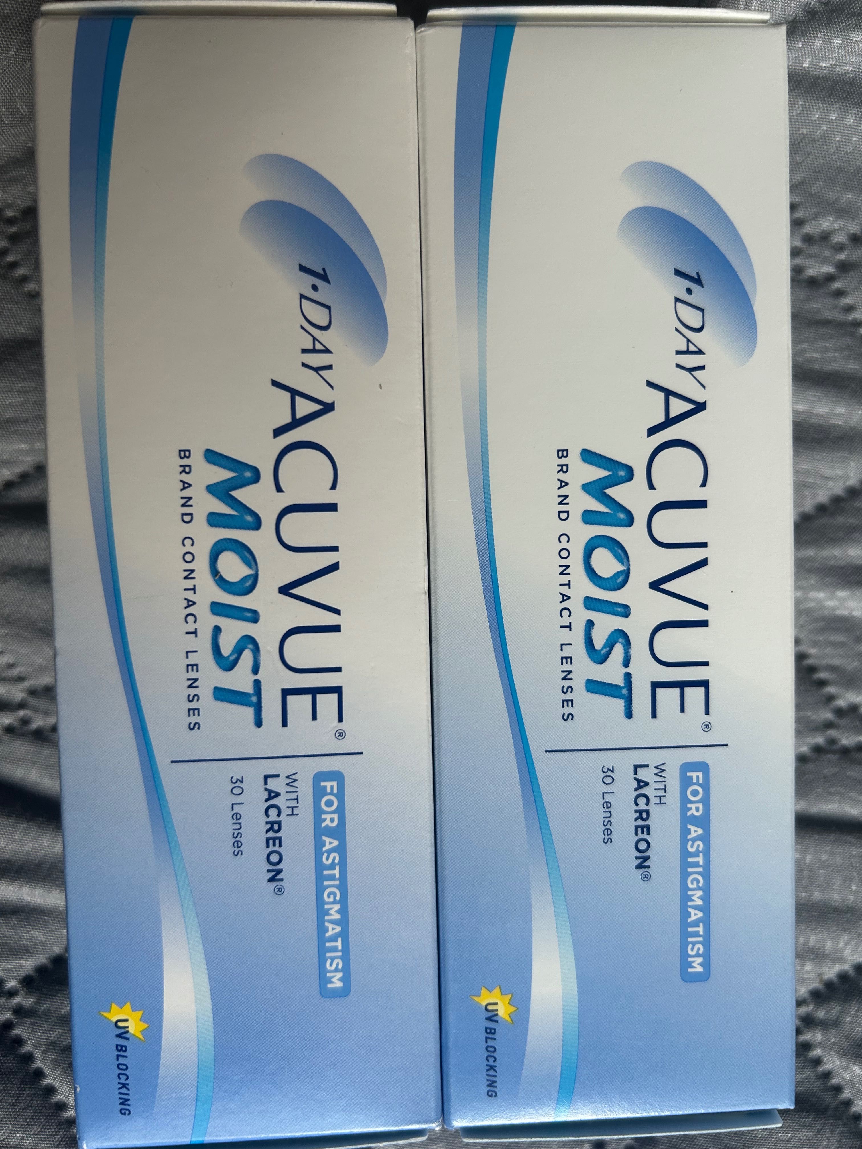 Sprzedam nowe soczewki Acuvue Moist Astigmatism