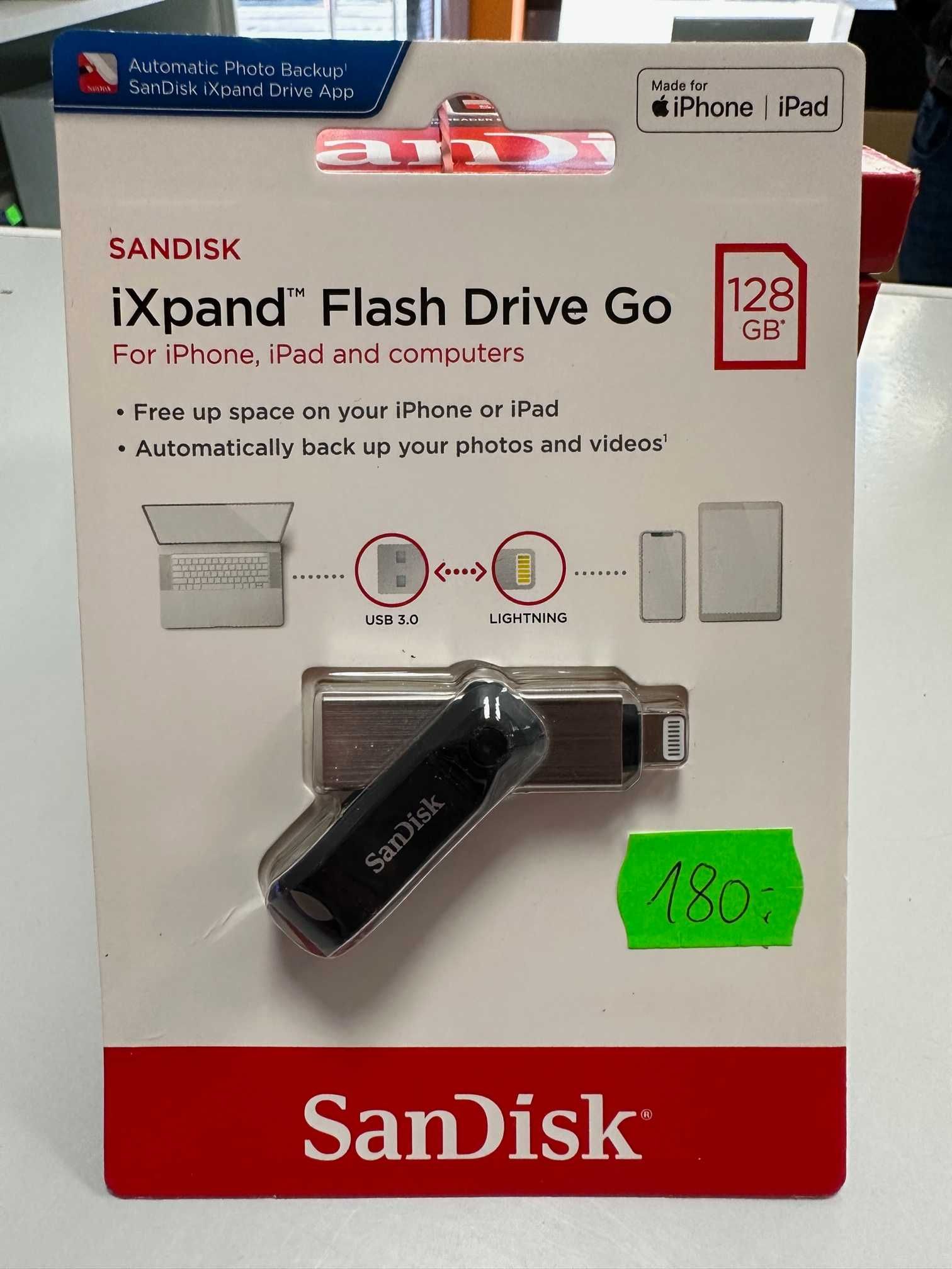 Pendrive SanDisk iXpand Flash Drive Go 128 GB