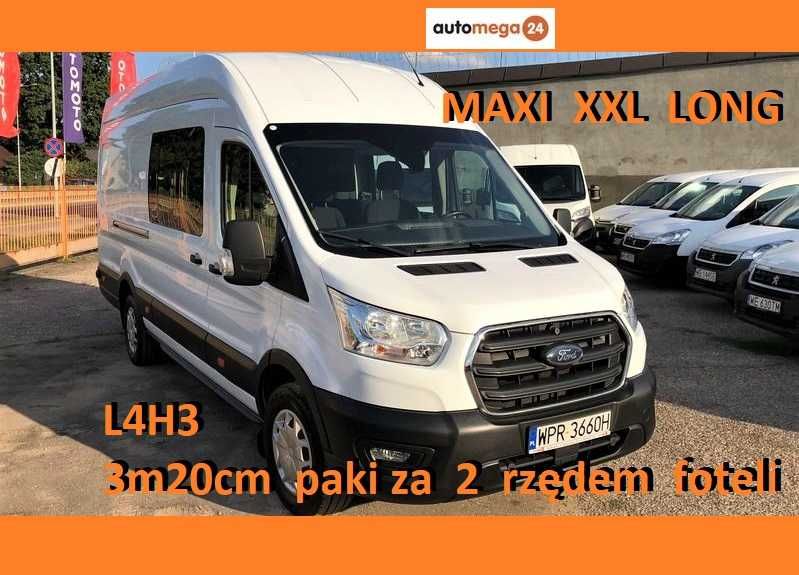 TRANSIT L4H3 MAXI Long XXL Brygadowy, Salon Polska - GWARANCJA FORD!