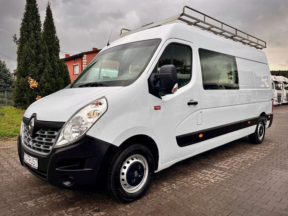 Renault MASTER 2.3 130KM / BRYGADÓWKA / PIERWSZY WŁAŚCICIEL / FAKTURA VAT 23%  BAGAŻNIK DACHOWY / NISKI PRZEBIEG / Bezwypadkowy / Nowe opony / VAT23%