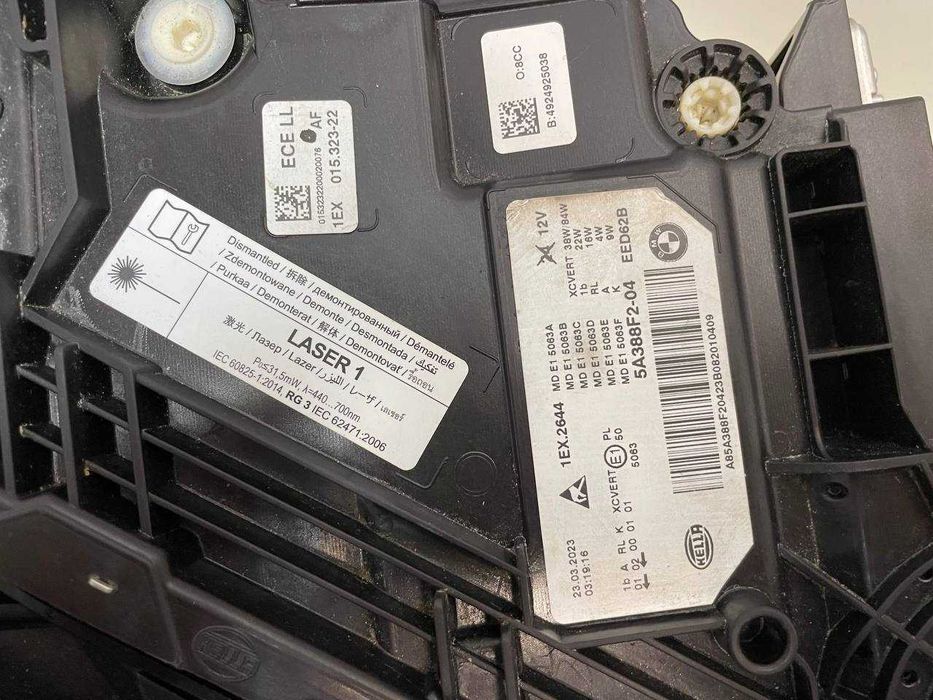 Фара фары BMW 5 G30 F90 БМВ Г30 ф90 лазер laser shadow line trade in