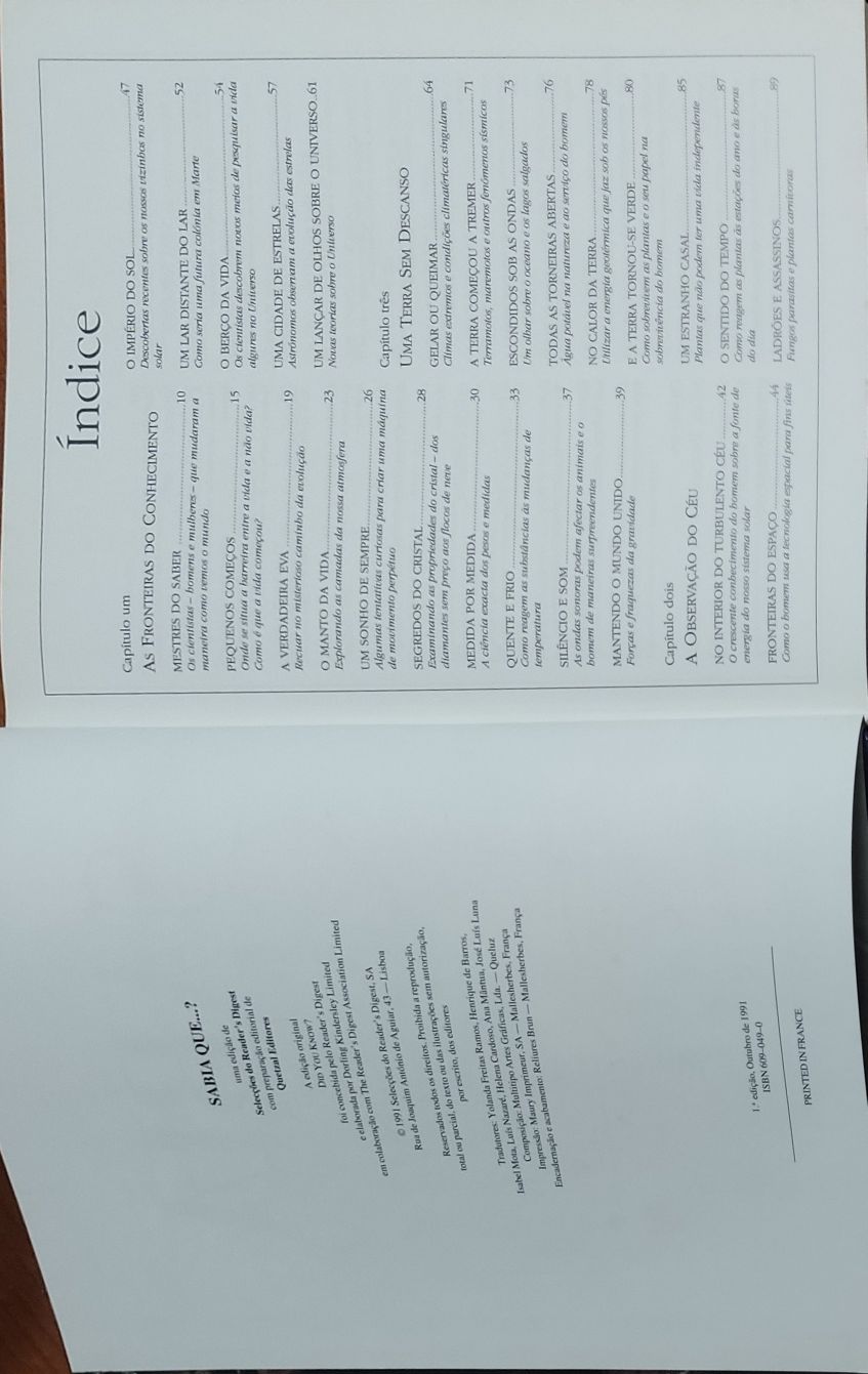 Sabia que? - Seleções Readers Digest