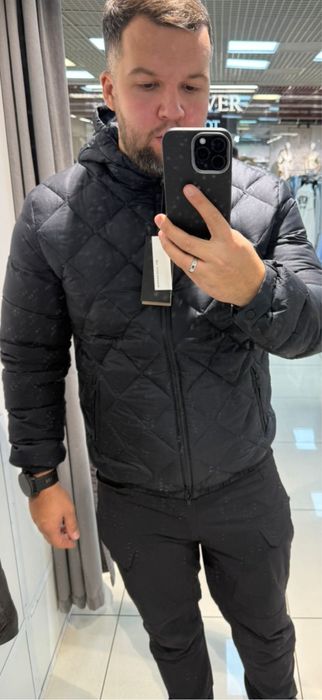 Massimo Dutti куртка пух тепла L