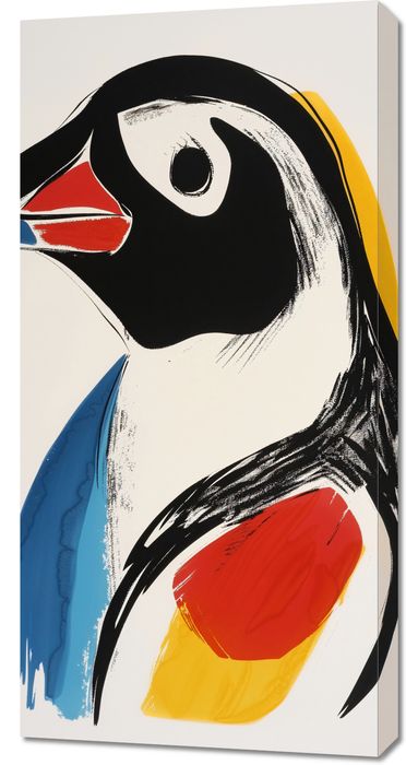 Obraz 50x100cm Portret Ptaka