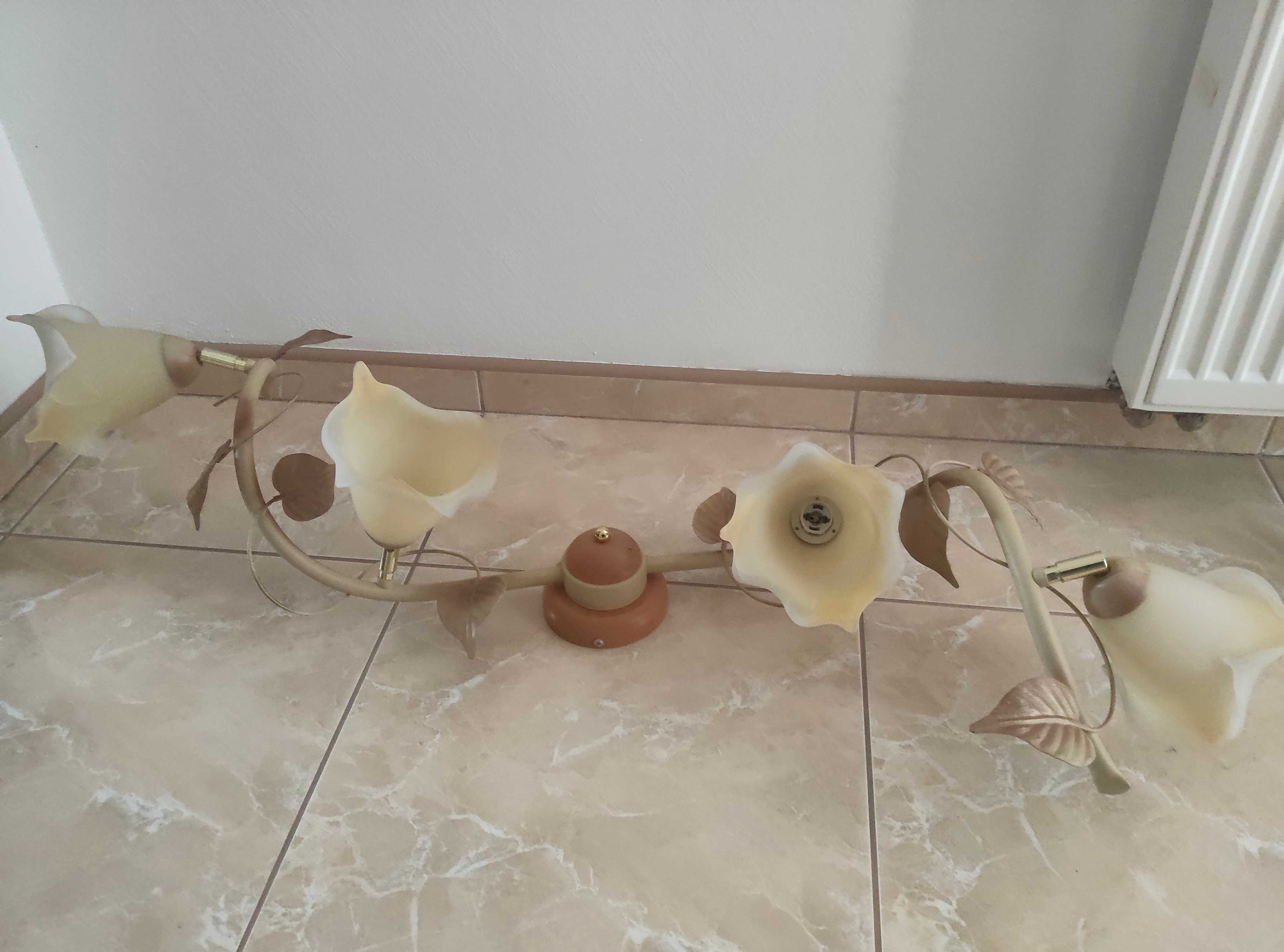 Lampy sufitowe pojedyncze i poczwórna