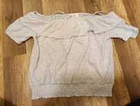 Bluzka h&m xs szara falbanki