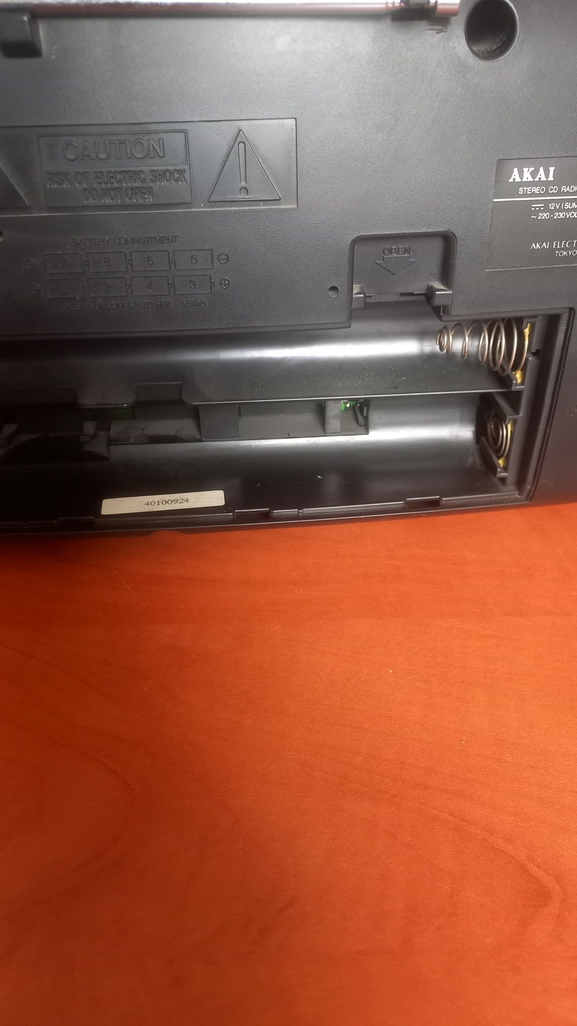 Radiomagnetofon"Boombox" Akai
