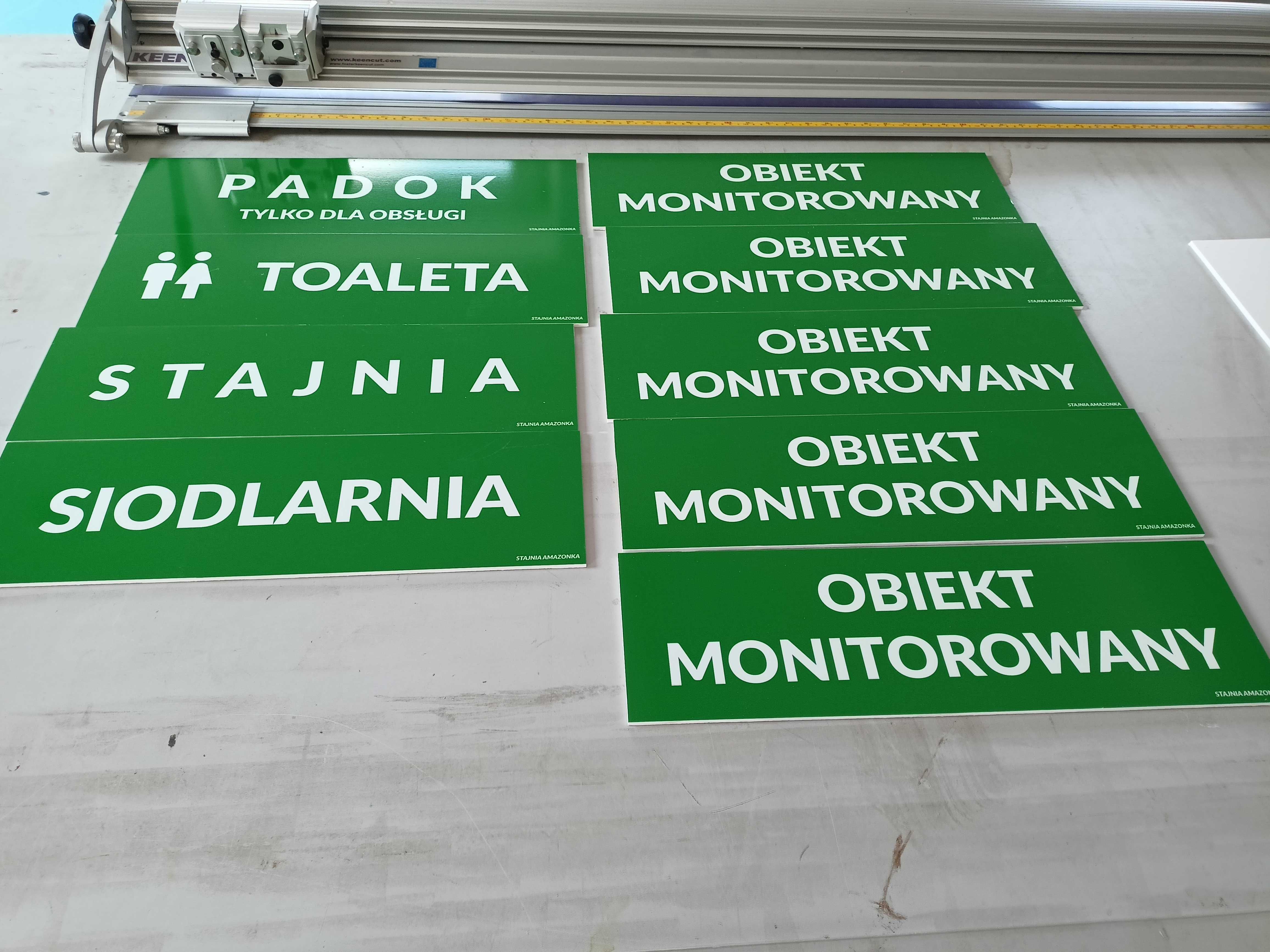 Tablica Reklamowa Znaki Oznakowania Ostrzegawcze Drogowe PCV Dibond