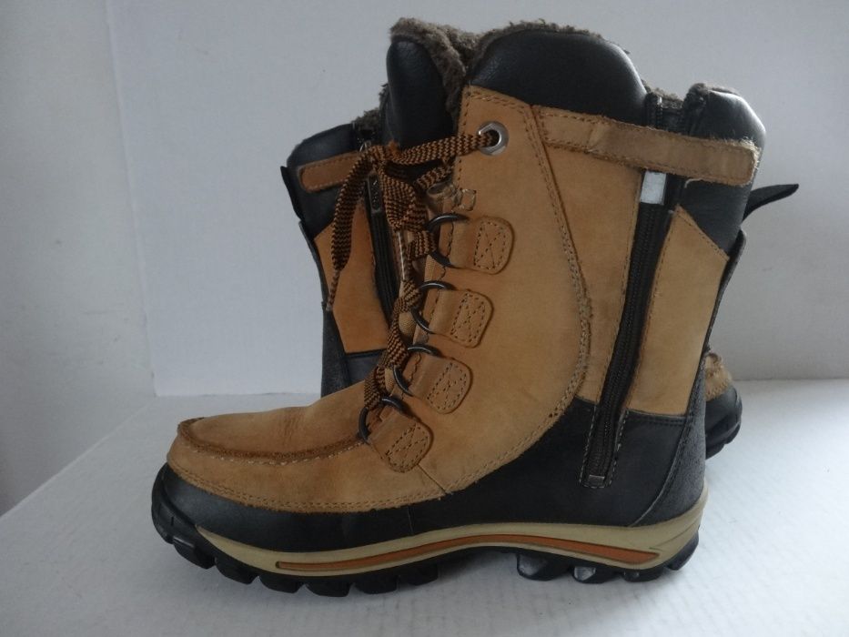 Buty TIMBERLAND roz 37,5 OCIEPLANE Waterproof Skóra Śniegowce