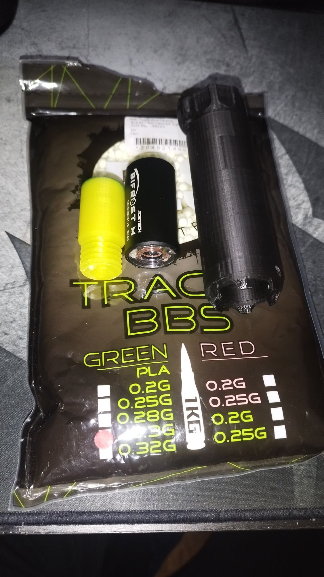 Tracer para airsoft + extras