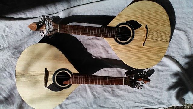 Guitarra portuguesa de fado - Lisboa ou de Coimbra + saco