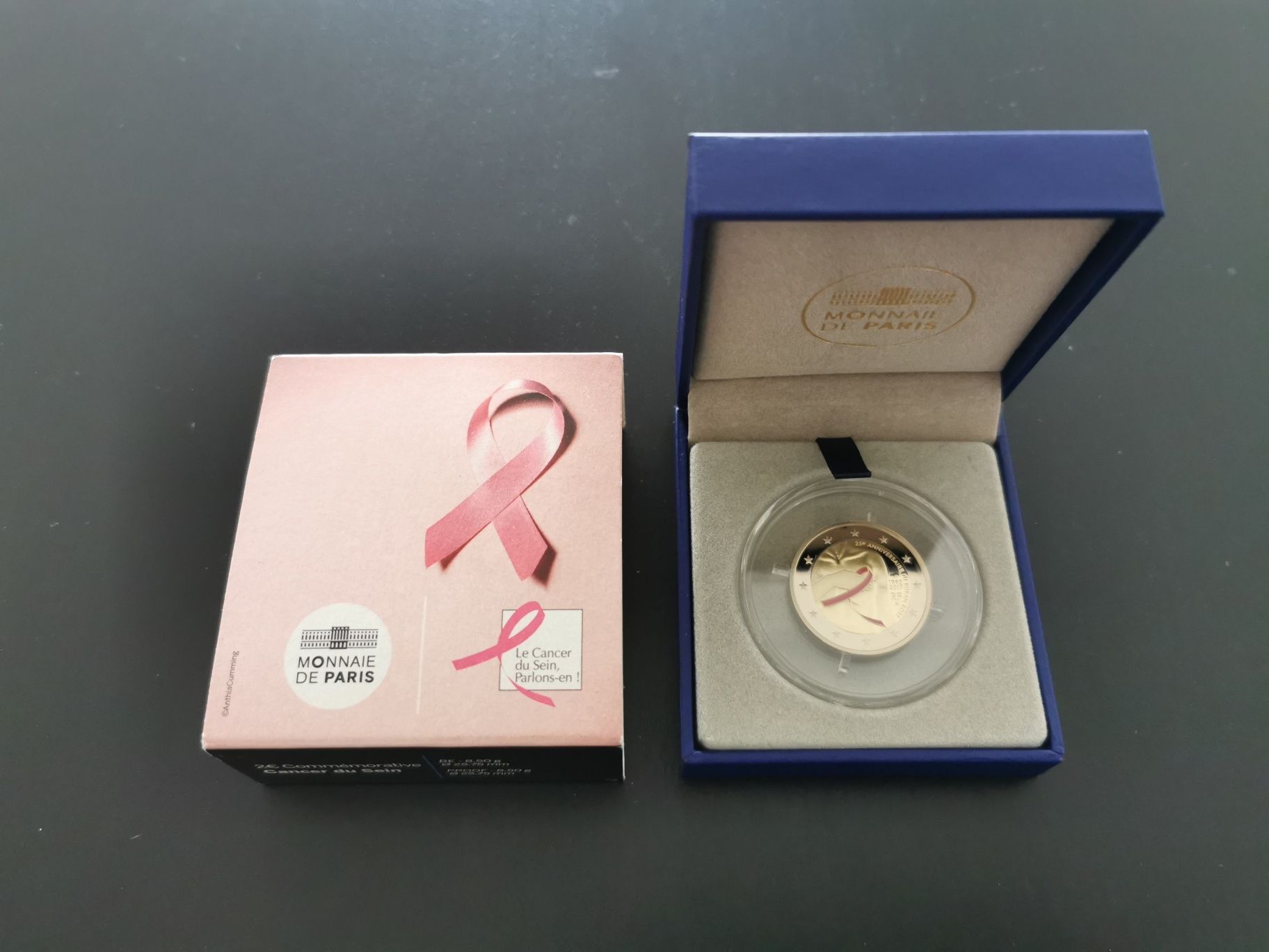 Moedas de 2 euros proof Coloridas França