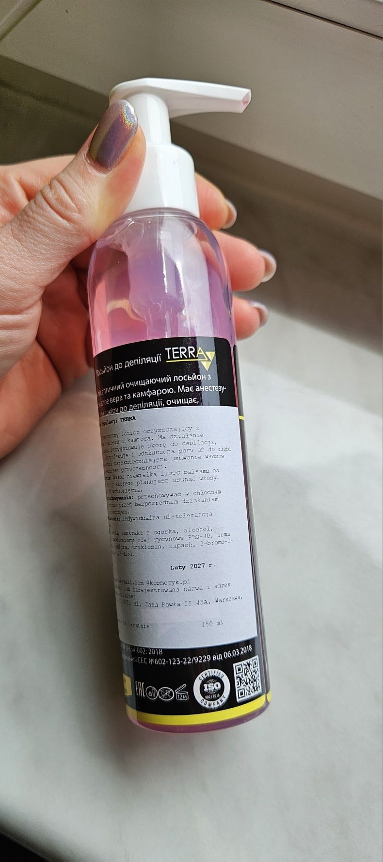 Balsam przeddepilacyjny TERRA 150 ml