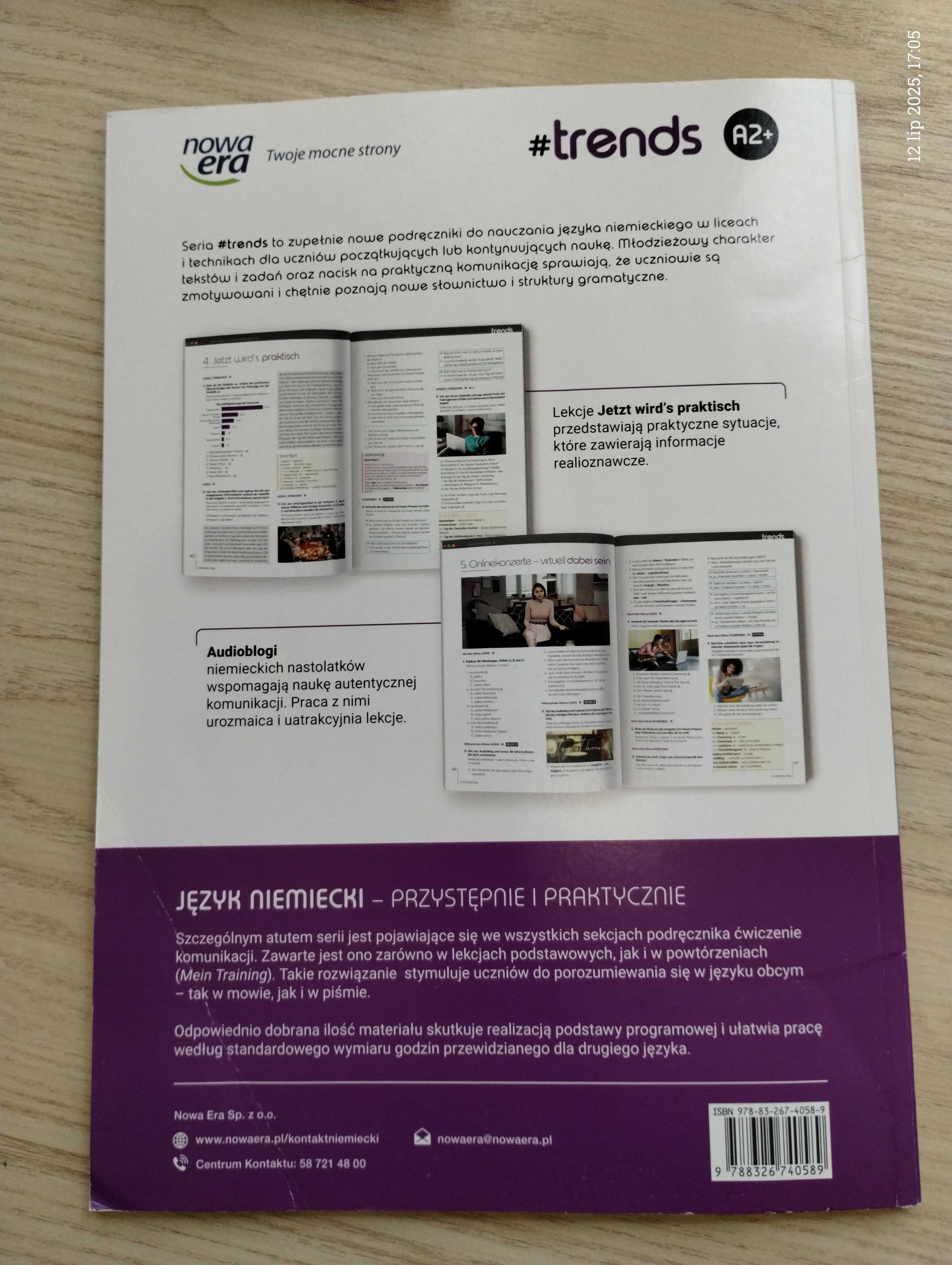 Trends 4 niemiecki podręcznik