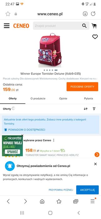 Winner Europe Tornister Delune (Xdb9-035) usztywniany plecak szkolny