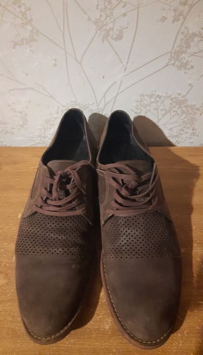 Туфли мужские кожа MIDA р.40, замш р.45.
