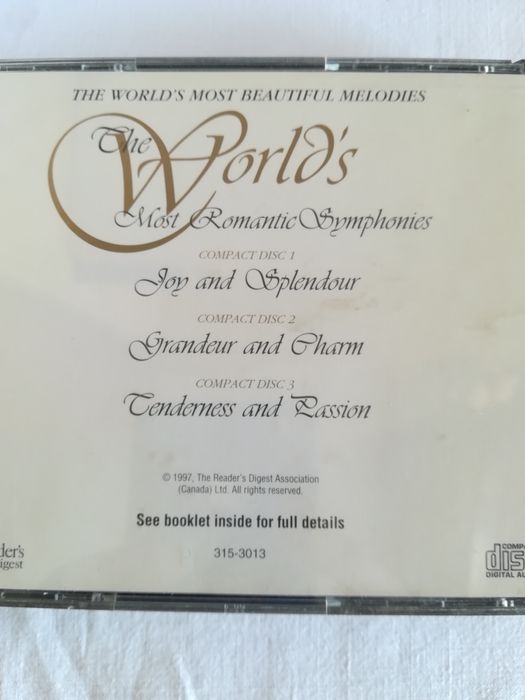 6 CD'S Música, Titanic/Romantic symphonies + Vários