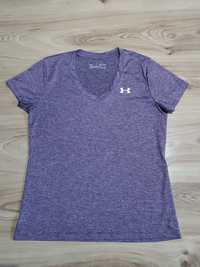 Fioletowa Koszulka Damska Under Armour Heatgear