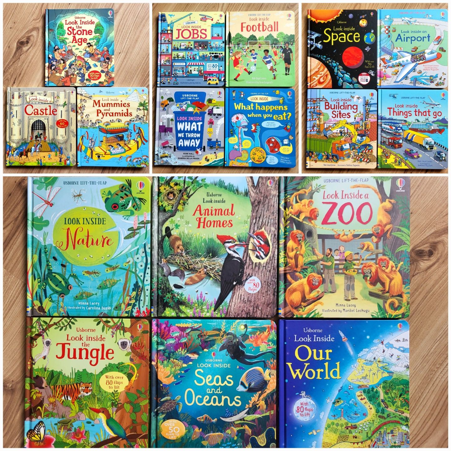 Seas and Oceans Usborne Look Inside z okienkami po angielsku