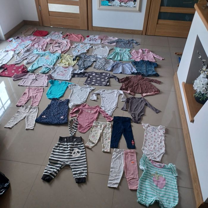 Mega duża paka ubranek 74/80