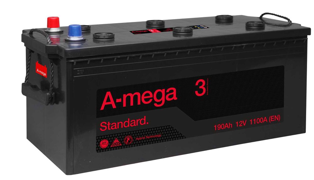 AKUMULATOR Ukrainski Amega M3 190AH 1100A DOWÓZ -KRAJ