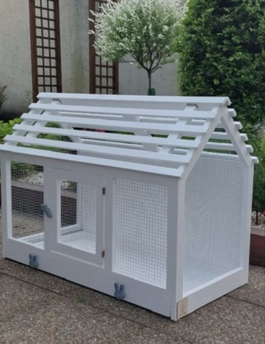 Klatka drewniana dla królika