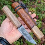 Нож ручной работы Якут №493 (сталь ЕА115М)