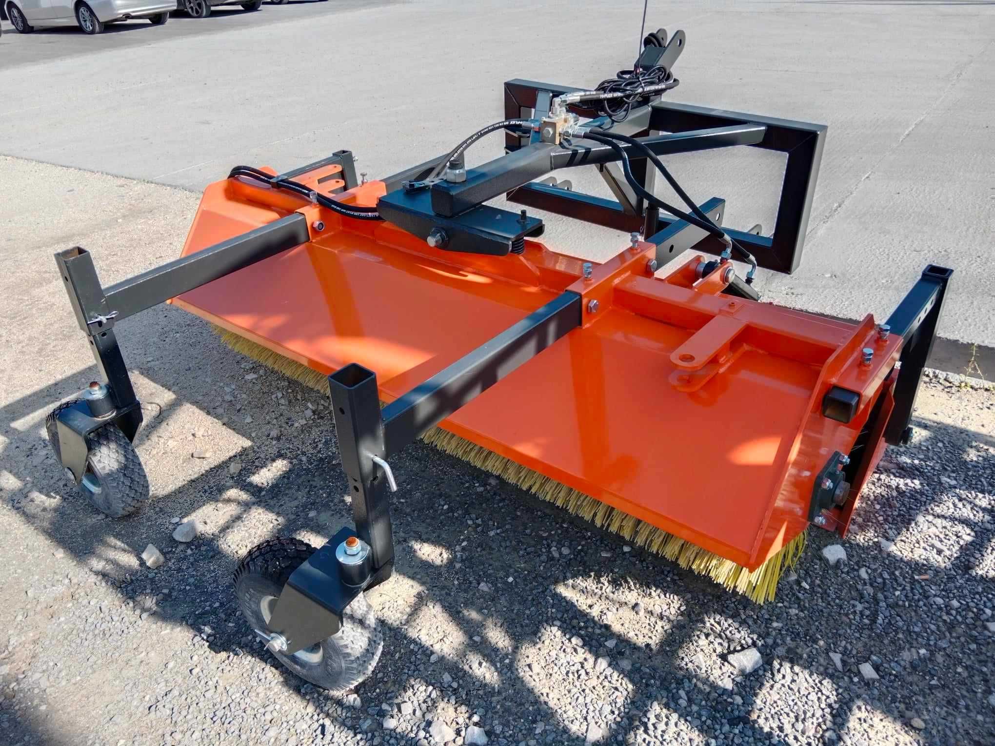 Zamiatarka Szczotka 1,4m - 2,4m na Tura Tuza wózek Transport Cała PL