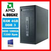 HP EliteDesk 705 G1/AMD A10 6800B to 4.10Ghz/RAM 4Gb/HDD 500Gb